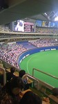 判りにくいですが、1-0でドラゴンズの勝利!!