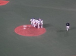 勝利のハイタッチ!!