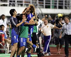 W杯、1番乗りぃ〜!!